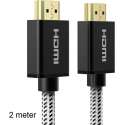 Orico HDMI 2.0 kabel 2 meter – 4K @60Hz –Nylon Braided