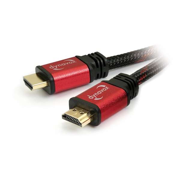 Dynavox Audio Digital Pro HDMI kabel 2 meter hoge snelheid 1.4 met ethernet