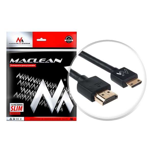 Kabel HDMI - miniHDMI v1.4 ULTRA SLIM MCTV-710