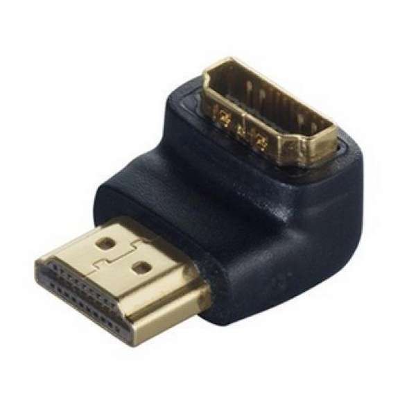 HDMI female naar HDMI male 90 graden - HDMI vrouwelijk naar HDMI mannelijk 90 graden