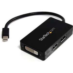 StarTech.com A/V-reisadapter: 3-in-1 Mini DisplayPort naar DisplayPort DVI- of HDMI-converter