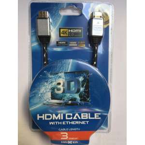 Premium hdmi kabel verguld 3D High speed Full HD 4K 3 meter