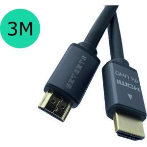 GETGETS HDMI Kabel 2.1 - 3 meter 8K ULTRA HD High Speed 60hz/HDR/Dolby Vision - Gold Plated