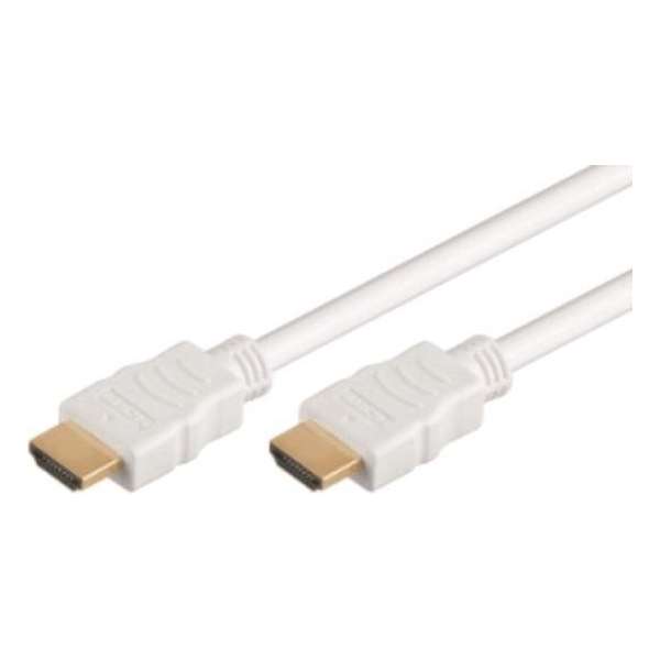 M-Cab - 1.4 High Speed HDMI kabel - 1 m - Wit