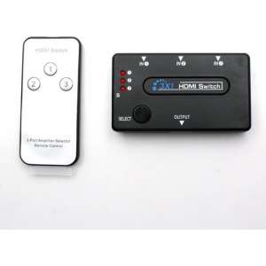 HDMI switch splitter 3 in 1 smet afstandsbediening en automatische switch