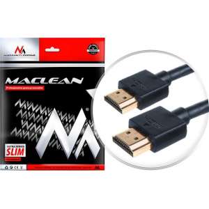 HDMI-kabel 4 mm Dun 1.4 3D FullHD SLIM 0,5 m