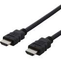 DELTACO HDMI-910, HDMI naar HDMI kabel, Ultra High speed, 4K, 60Hz, 1 m, zwart