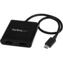 StarTech USB-C naar HDMI multi-monitor splitter - 2-poorts MST Hub