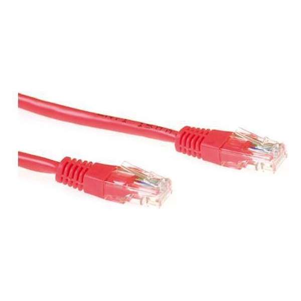 ACT IM5510 - Cat 5 UTP-kabel - RJ45 - 10 m - Rood