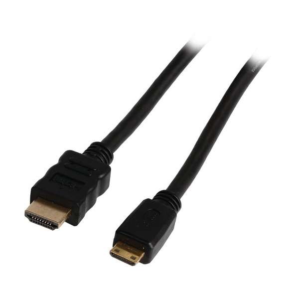 Valueline High Speed HDMI-kabel met ethernet HDMI-connector - HDMI mini-connector 3,00 m zwart