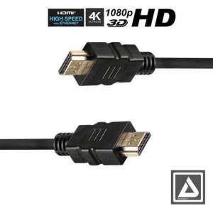 LAV 1.4 HDMI kabel  0,50 meter 4K Ultra HD 1080P Verguld