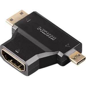 Hama HDMI-adapter A-vrouwelijk - C/D mannelijk