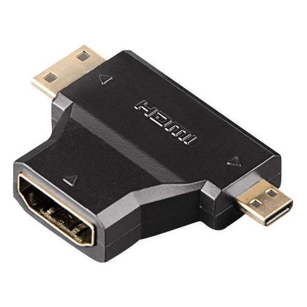 Hama HDMI-adapter A-vrouwelijk - C/D mannelijk