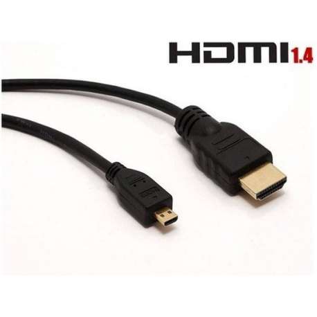 Micro HDMI naar HDMI 1.4 - 1,5 Meter