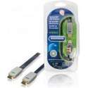 Bandridge platte HDMI 1.4 High Speed with Ethernet kabel met vergulde contacten - 2 meter