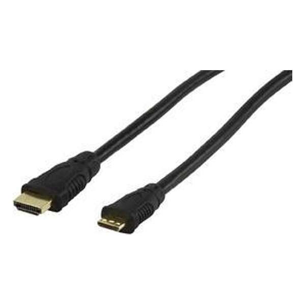 Valueline - 1.3 High Speed HDMI naar Mini HDMI kabel  - 10 m - Zwart