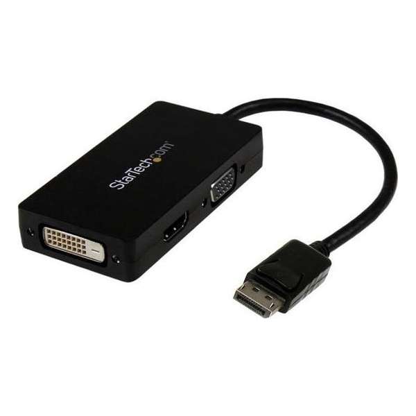 StarTech.com A/V-reisadapter: 3-in-1 DisplayPort naar VGA DVI- of HDMI-converter