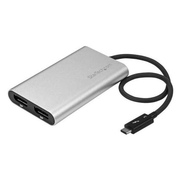 StarTech.com Thunderbolt 3 naar Dual DisplayPort adapter 4K 60Hz Mac en Windows compatibel