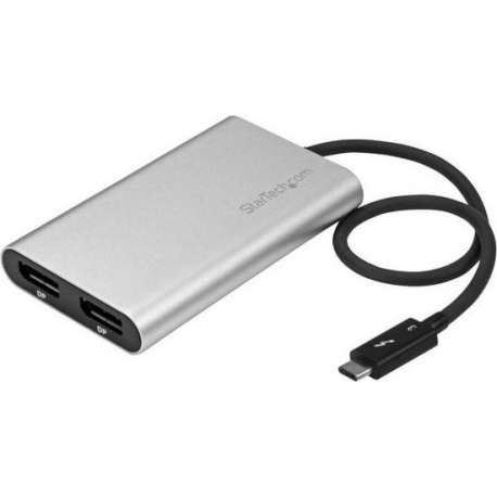 StarTech.com Thunderbolt 3 naar Dual DisplayPort adapter 4K 60Hz Mac en Windows compatibel