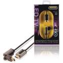 Profigold HDMI + ETHERNET 120° kabel 2m