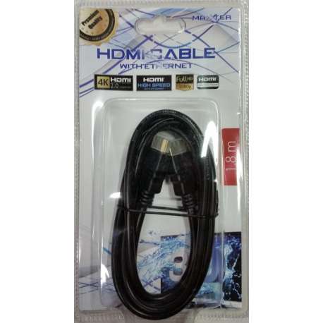 HDMI Kabel 1,8 meter High Speed  met ethernet