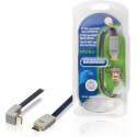 Bandridge HDMI 1.4 High Speed with Ethernet kabel haaks naar beneden - 0,50 meter