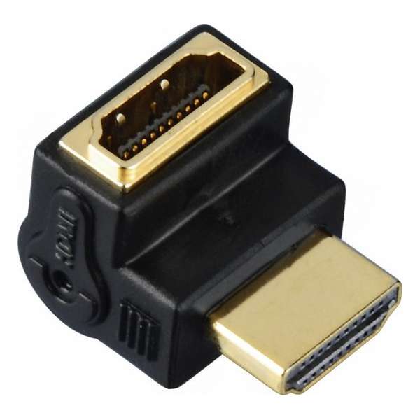 Avinity HDMI adapter 90° verguld