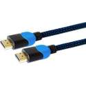 Kabel HDMI 2.0 gamingowy, do Playstation, gold, 3D, 4Kx2K60p, 1,8m