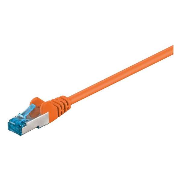 Goobay - S/FTP netwerkkabel CAT6a - Oranje - 15 meter