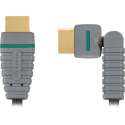 Bandridge HDMI 1.4 High Speed with Ethernet kabel met roteerbare connector - 3 meter