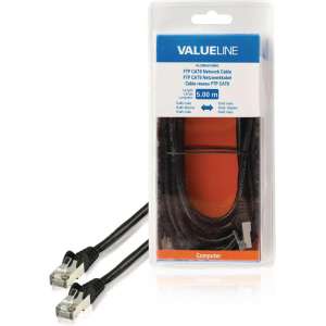 Valueline VLCB85210B50 - Cat 6 UTP-kabel - RJ45 - 5 m - Zwart