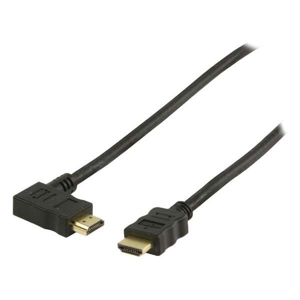 Coretek HDMI kabel - 90° haaks naar rechts - versie 1.4 (4K 30Hz) - 1 meter