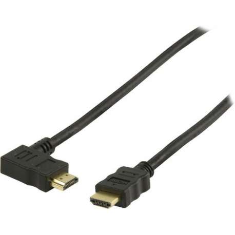 Coretek HDMI kabel - 90° haaks naar rechts - versie 1.4 (4K 30Hz) - 1 meter