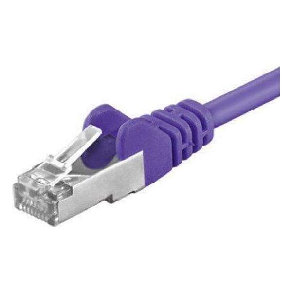 Goobay 1.5m CAT5-150 FTP netwerkkabel 1,5 m Cat5e Violet