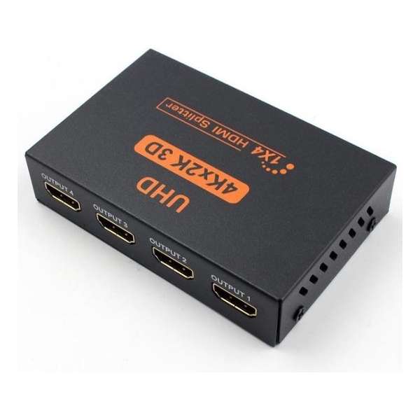 Coretek HDMI splitter 1 naar 4 - versie 1.4 (4K 30Hz)