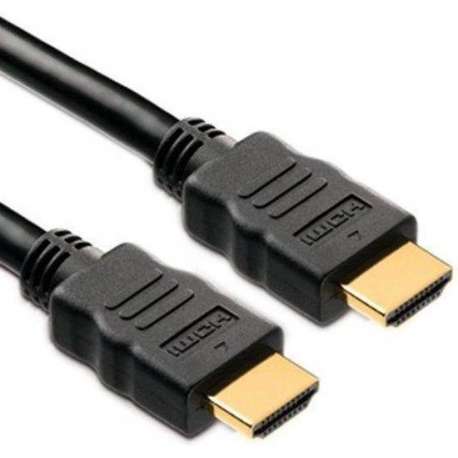 Benza HDMI High Speed Kabel voor beeld, geluid en internet (ethernet) - 2 Meter Zwart