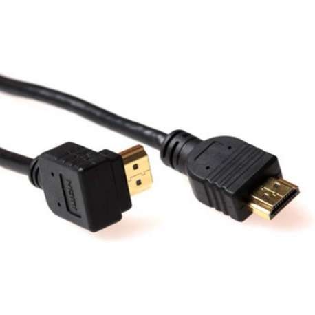 Advanced Cable Technology - 1.3 High Speed HDMI kabel - eenzijdig haaks - 3 m - Zwart