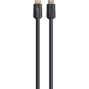 Cadyce High Speed HDMI kabel | 4K, 3D en Full HD | Ethernet | 24K Goud Geplateerd | 15 meter | Zwart