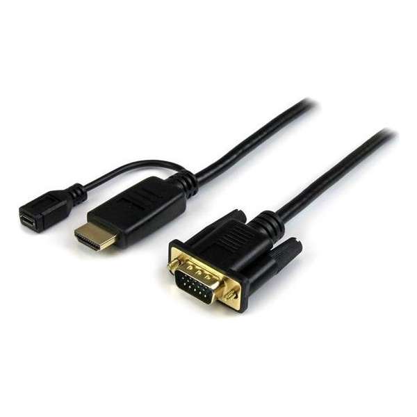 StarTech.com 91 cm HDMI-naar-VGA actieve converterkabel HDMI-naar-VGA-adapter 1920x1200 of 1080p