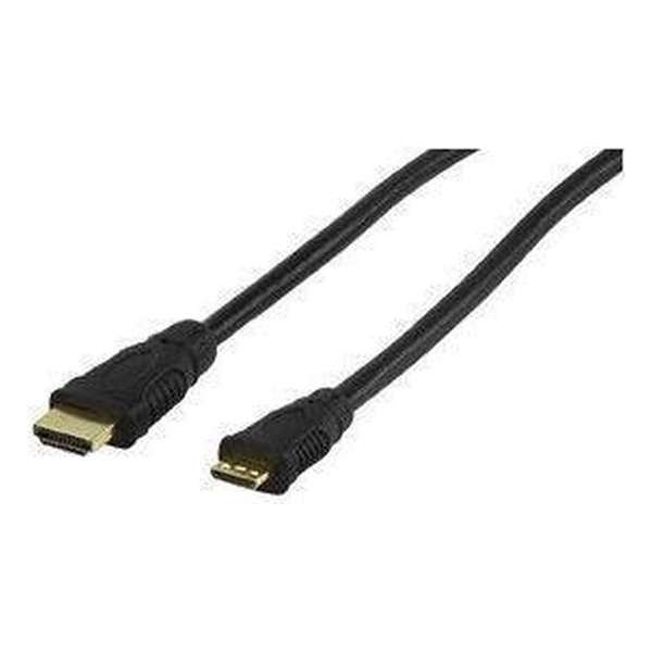 Valueline - 1.3 High Speed HDMI naar Mini HDMI kabel  - 1.5 m - Zwart