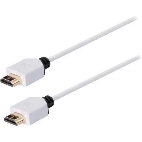 High Speed HDMI -kabel met Ethernet HDMI -connector - HDMI -connector 1.00 m wit