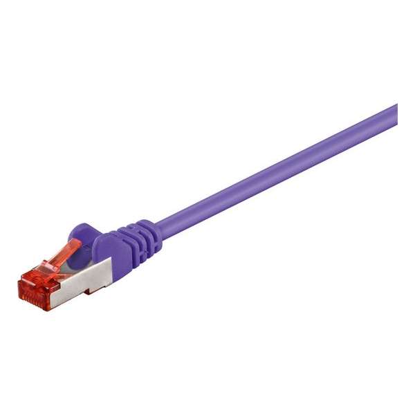 Goobay S/FTP CAT6 Gigabit netwerkkabel / paars - LSZH - 25 meter