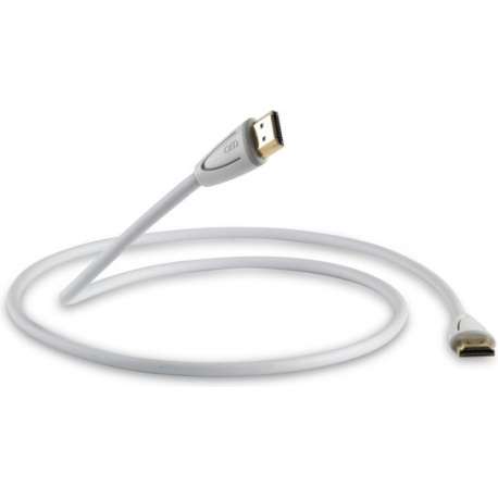 QED PROFILE EFLEX HDMI WHT 2m SINGLE - HDMI-kabel