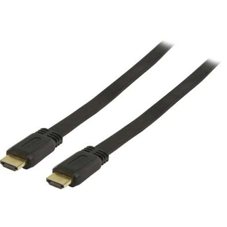 Nedis Platte HDMI kabel - versie 1.4 (4K 30Hz) / zwart - 10 meter