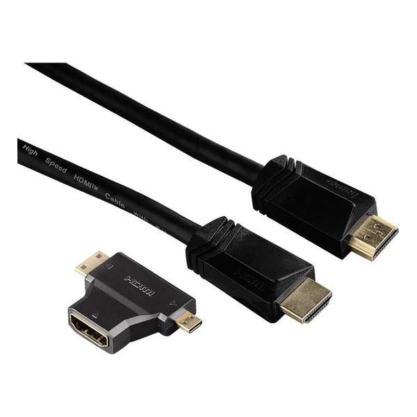 Hama Hdmi Kabel 1.5M + 2 Adapters