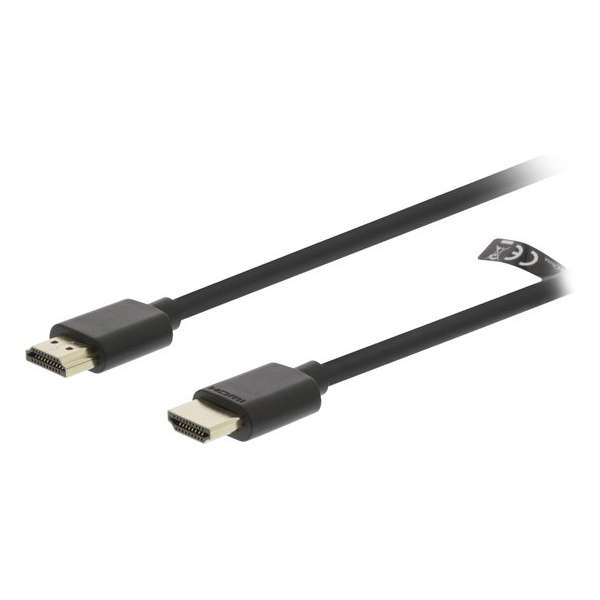 Valueline VGVT34001B20 High Speed Hdmi Kabel Met Ethernet Hdmi-connector - 2 m - Zwart