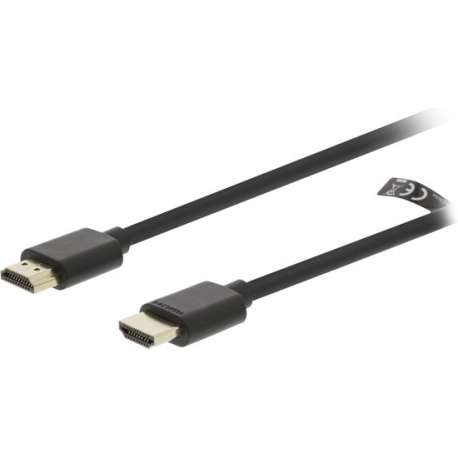 Valueline VGVT34001B20 High Speed Hdmi Kabel Met Ethernet Hdmi-connector - 2 m - Zwart