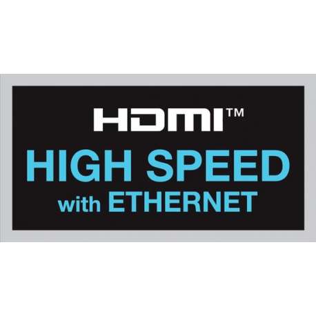 High Speed HDMI kabel met Ethernet HDMI connector - HDMI mini-connector 2,00 m grijs