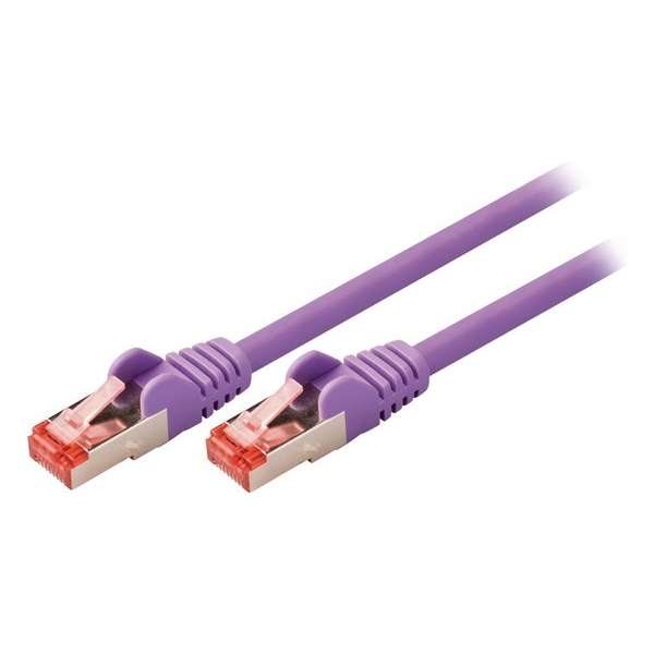 Valueline VLCP85221U100 netwerkkabel 10 m Cat6 S/FTP (S-STP) Paars