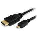 Micro HDMI naar HDMI Kabel met Ethernet 1 Meter (V1.4a)